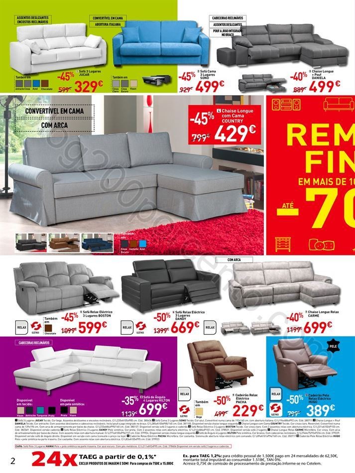 Novo Folheto CONFORAMA Remate Saldos de 19 janeir