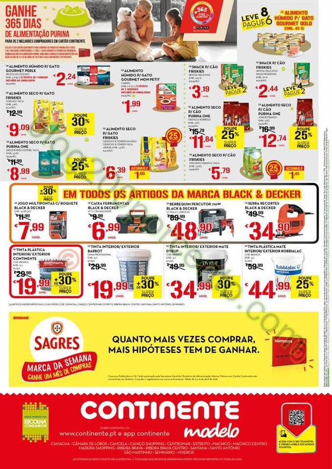 Antevisão Folheto MODELO - CONTINENTE Madeira de 