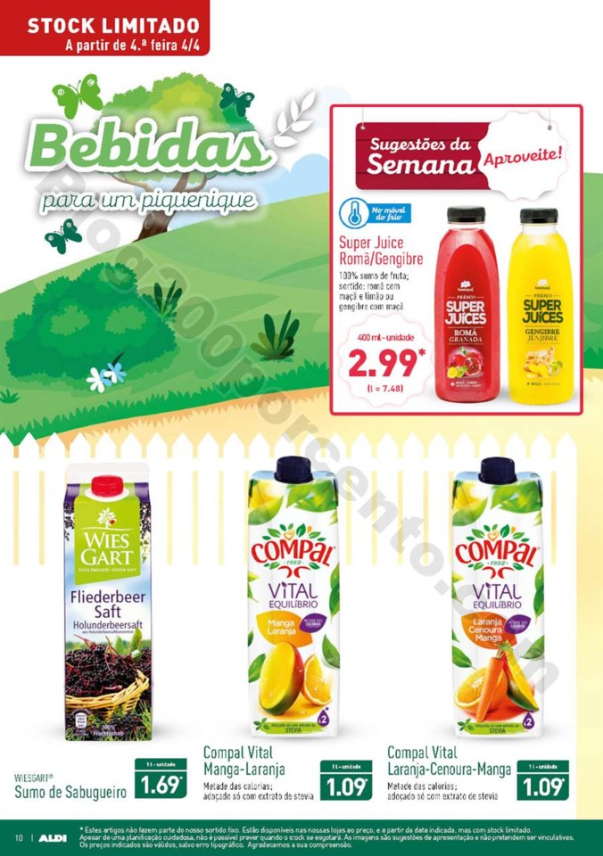 Antevisão Folheto ALDI Promoçõesa partir de 4 a