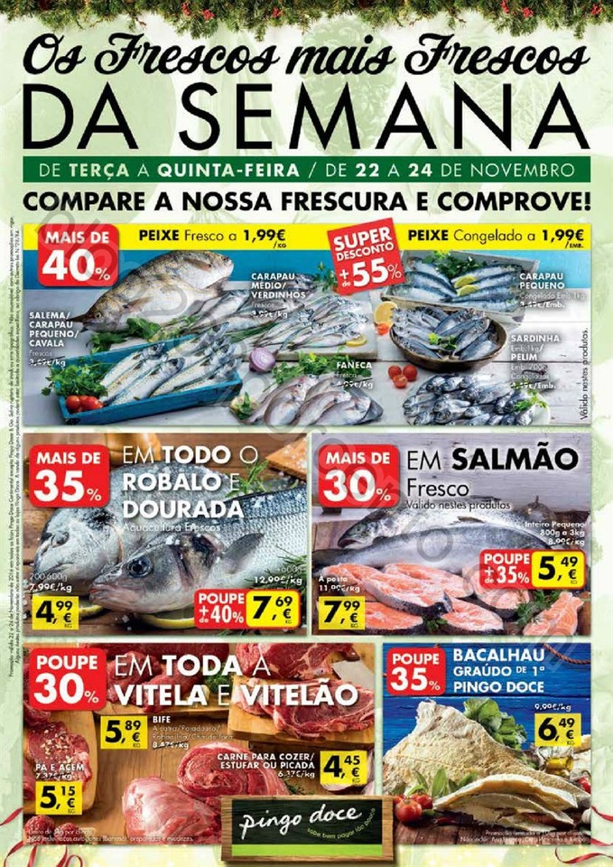 Antevisão Folheto PINGO DOCE Frescos promoções 