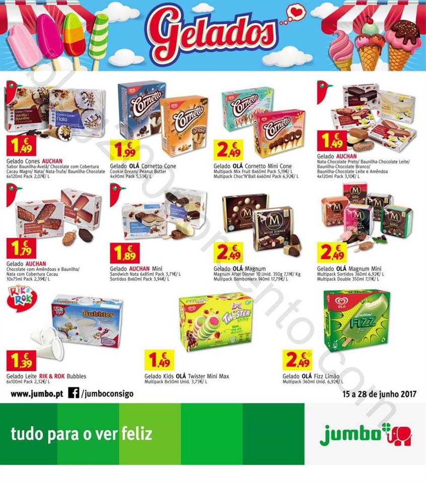 Antevisão Folheto JUMBO Extra Gelados promoções