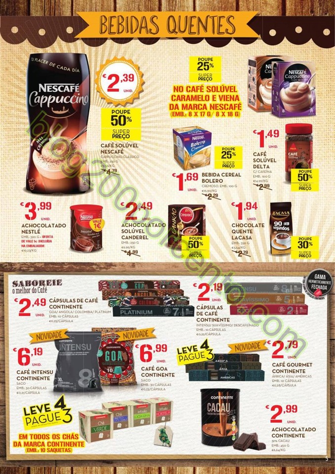 Antevisão Folheto CONTINENTE Deliciosos Pecados d