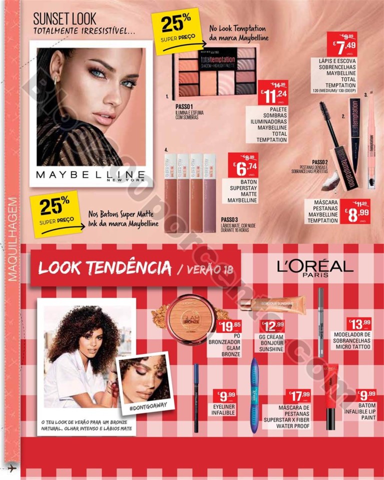 Antevisão Folheto CONTINENTE Beleza Verão Promo