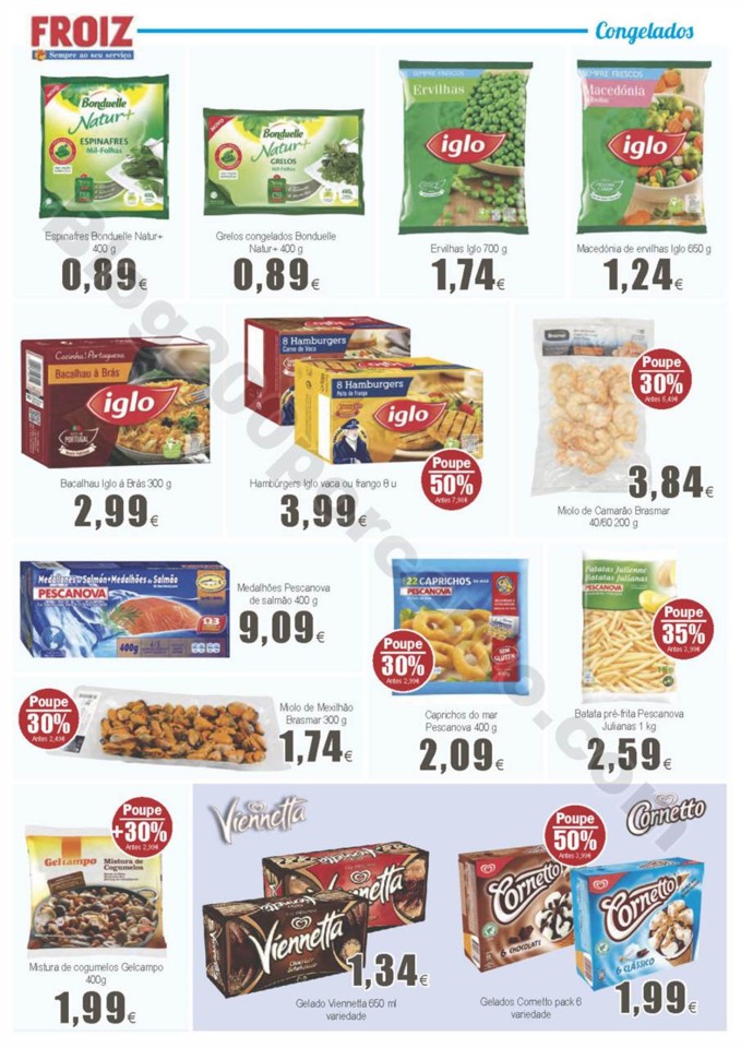 Antevisão Folheto Froiz promoções de 5 a 25 abr