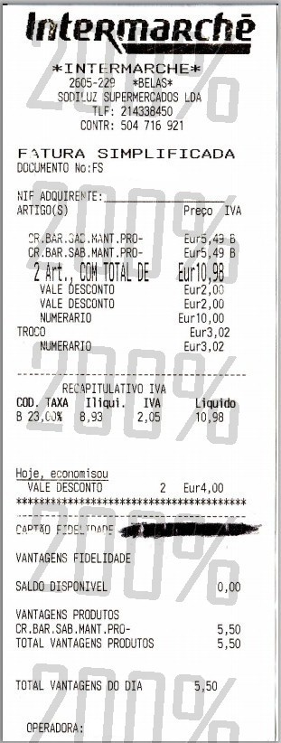 Resultado da acumulação | INTERMARCHÉ | até 17 março