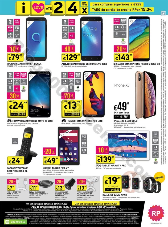 Antevisão folheto RADIO POPULAR Promoções de 16