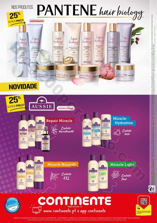 Antevisão Folheto CONTINENTE Cabelos Promoções 