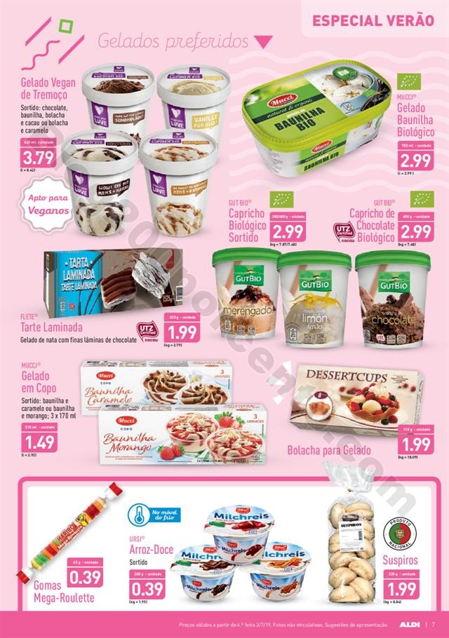 Antevisão Folheto ALDI Promoções a partir de 3 