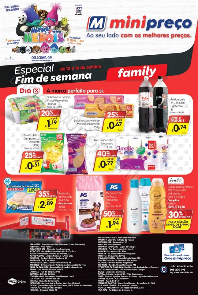 Antevisão Folheto MINIPREÇO Family de 13 a 19 ou