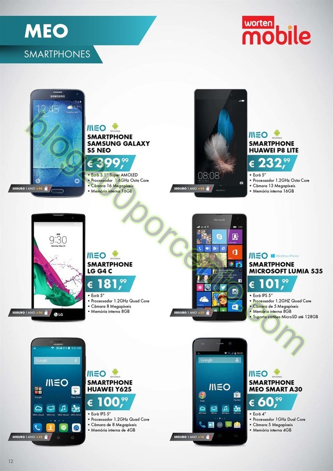 Antevisão Folheto WORTEN Mobile de 4 fevereiro a 