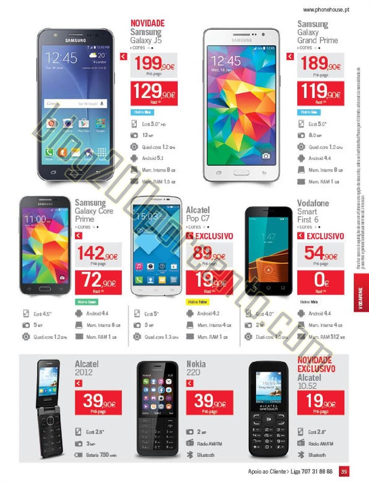 Novo Folheto PHONE HOUSE Natal promoções de 30 n