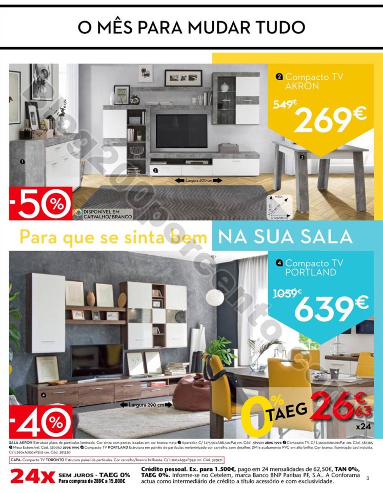 Antevisão Folheto CONFORAMA Promoções de 28 ago