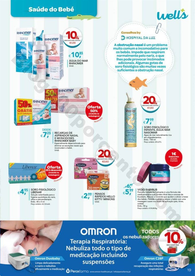Antevisão Folheto WELLS Bebé promoções de 9 ja