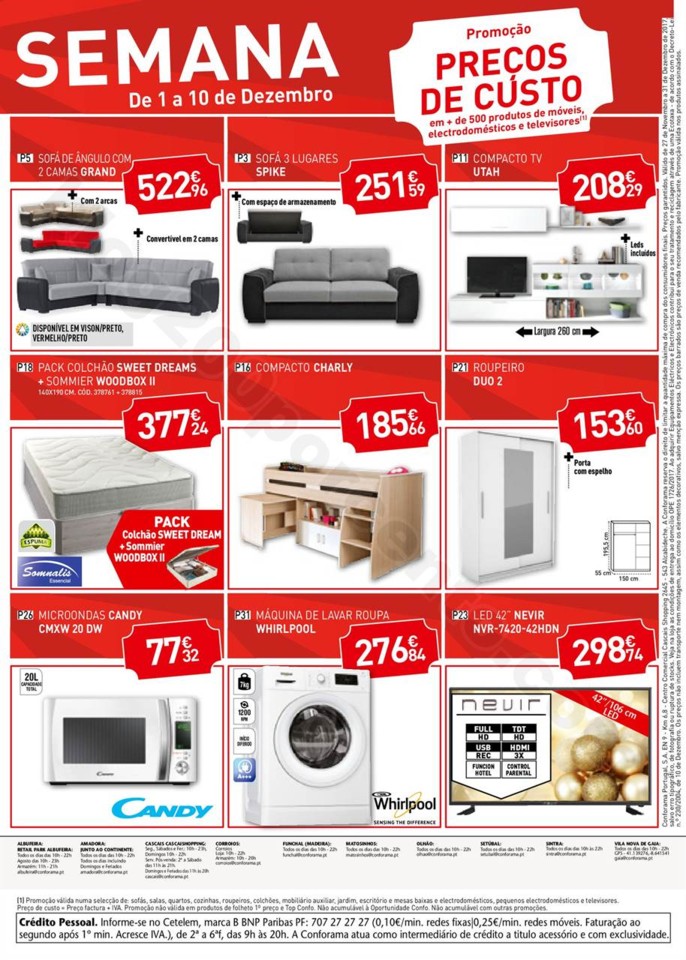 Antevisão Folheto Conforama Natal Promoções de 