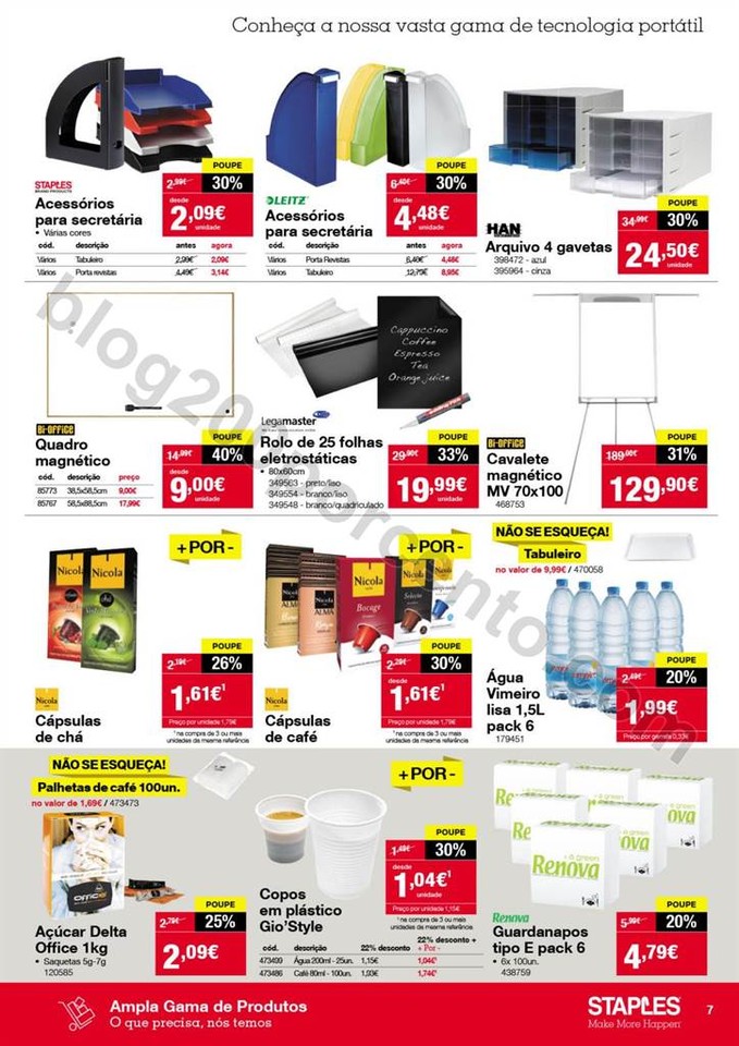 Antevisão Folheto STAPLES Promoções de 14 a 20 