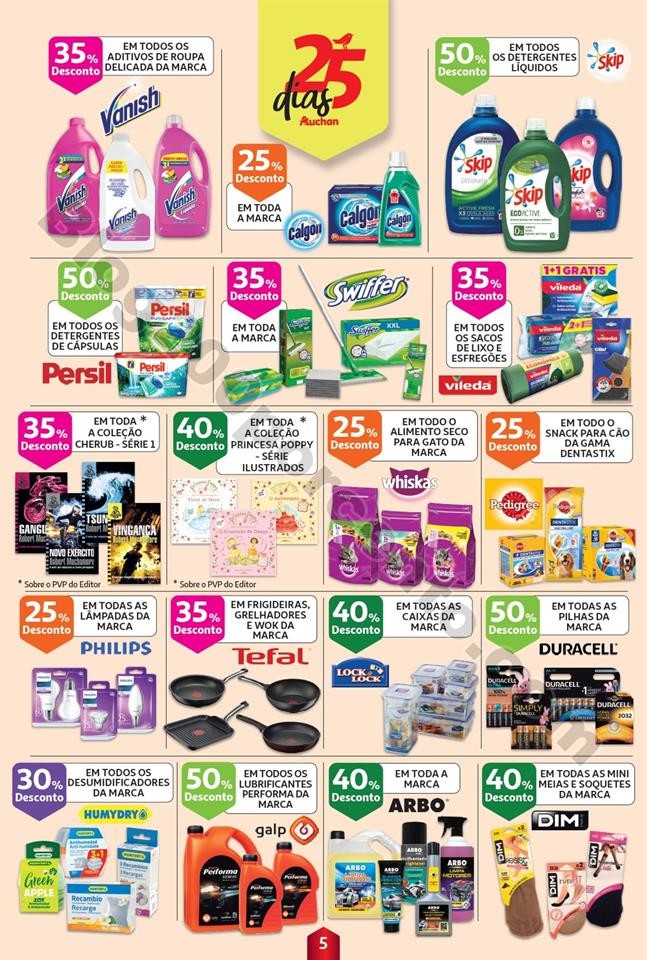 Antevisão Folheto AUCHAN 25 dias - promoções de