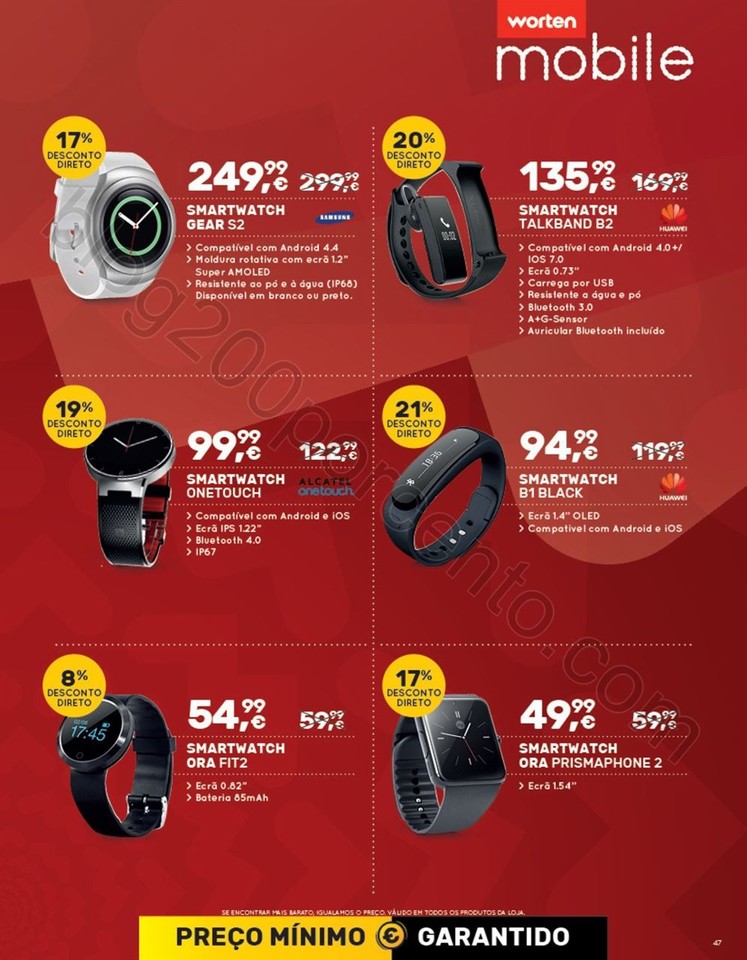 Novo Folheto WORTEN Mobile promoções até 8 feve