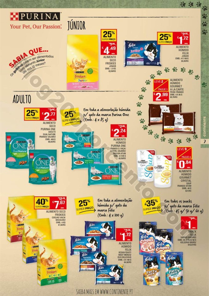 Antevisão Folheto CONTINENTE Feira animal promoç