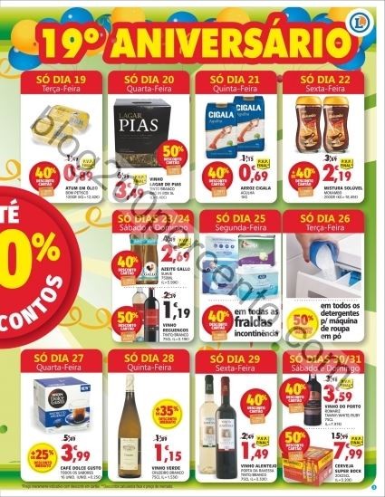 Antevisão Folheto E-LECLERC Aniversário Feira de