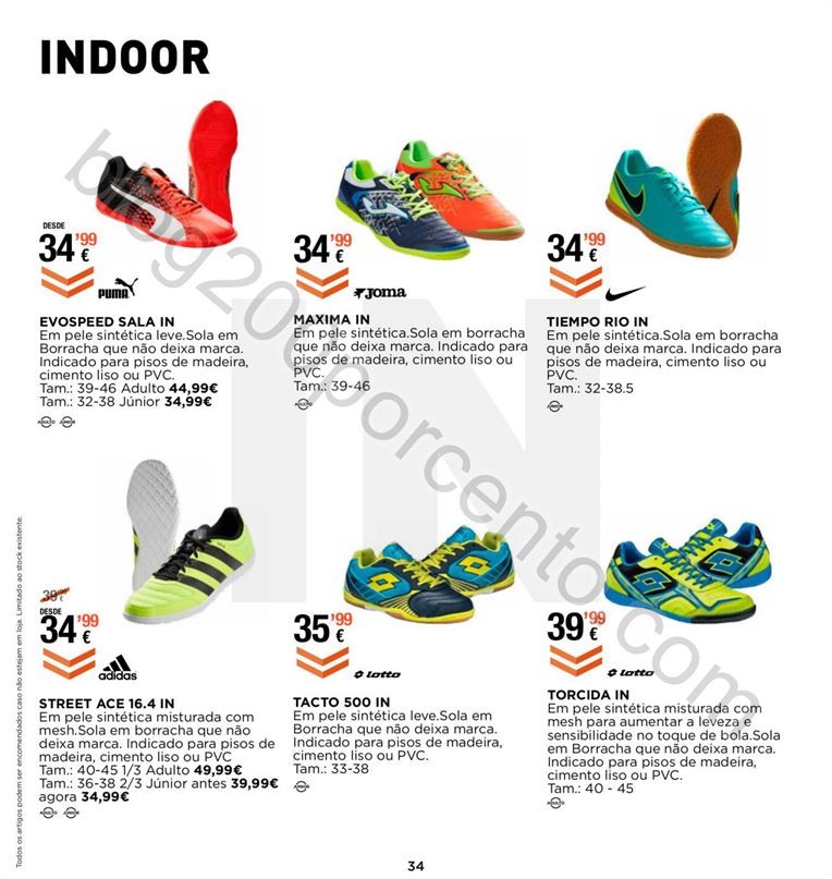 Novo Folheto SPORT ZONE Especial Futebol promoçõ