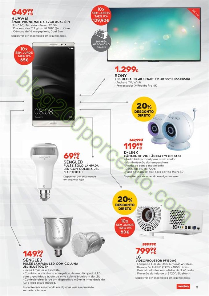 Novo Folheto WORTEN Promoções de 7 a 27 abril p 