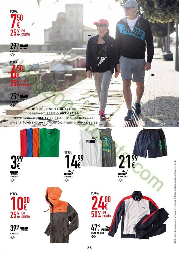 Novo Folheto SPORT ZONE promoções de 28 março a