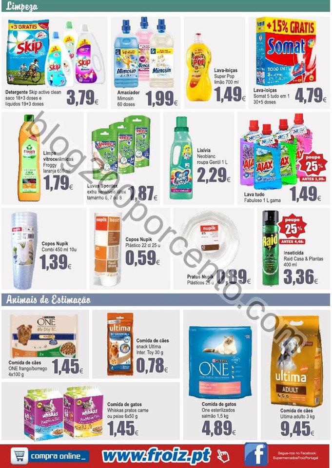 Novo Folheto FROIZ Promoções de 1 a 19 agosto p1