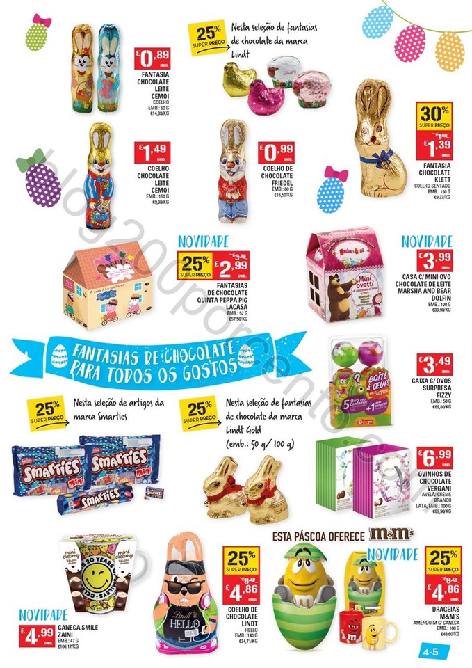 Antevisão Folheto CONTINENTE Páscoa Promoções 
