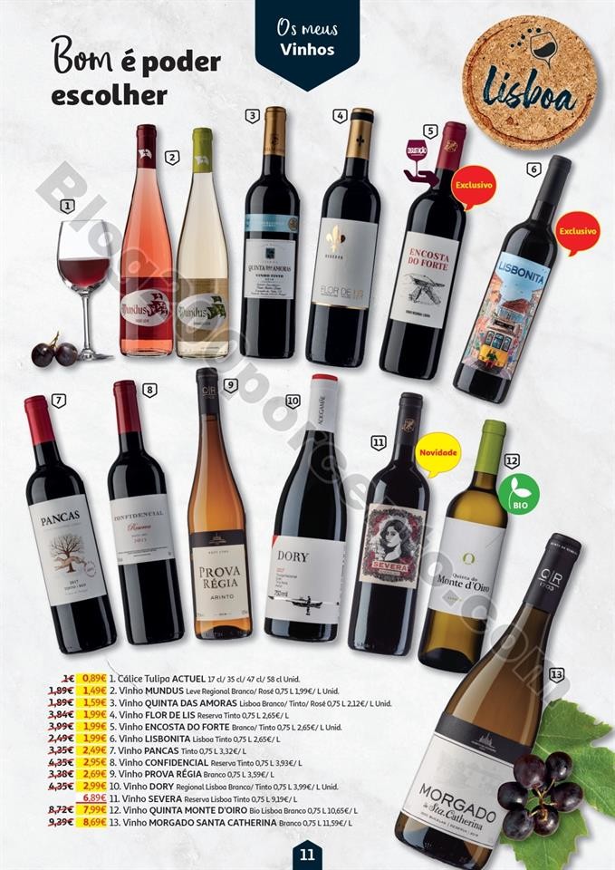 Antevisão Folheto AUCHAN Vinhos e Sabores Promoç
