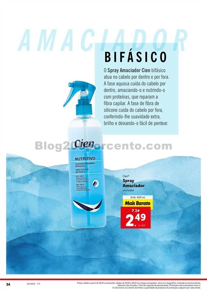 Antevisão Folheto LIDL Beleza Promoções de 20 a