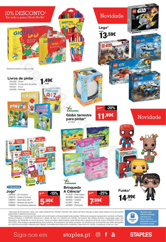Antevisão Folheto STAPLES Promoções de 2 a 17 a