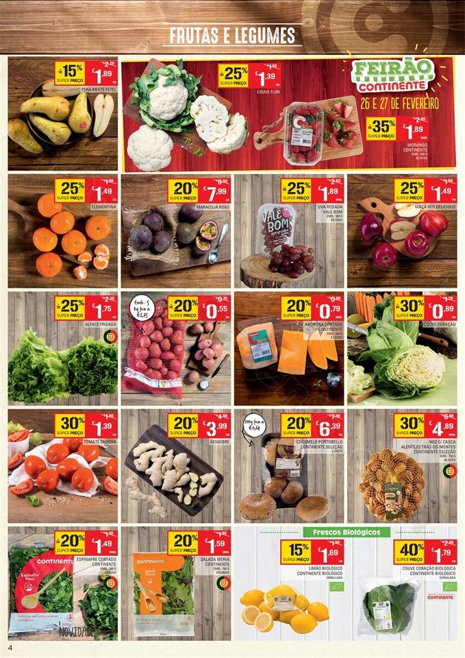 Antevisão Folheto CONTINENTE Promoções de 26 fe