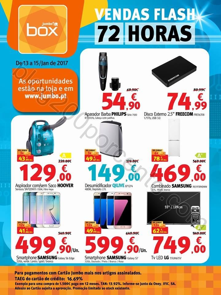 Antevisão Vendas Flash JUMBO - BOX Promoções de