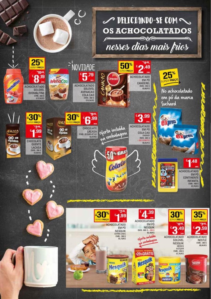 Antevisão Folheto CONTINENTE Bebidas Quentes prom