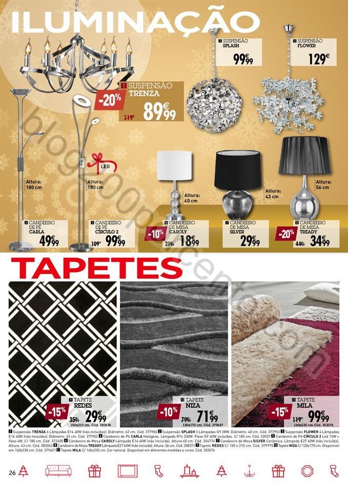 Novo Folheto CONFORAMA Promoções de 15 a 31 deze