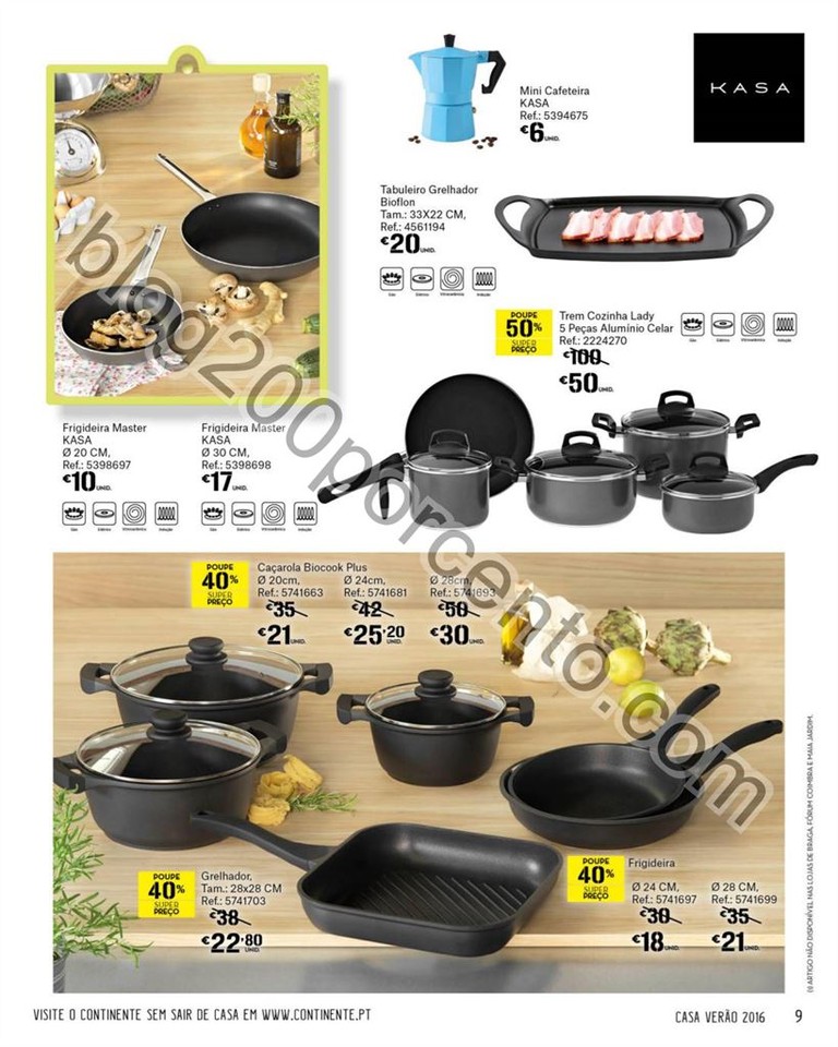Antevisão Folheto CONTINENTE Kasa verão de 19 ju