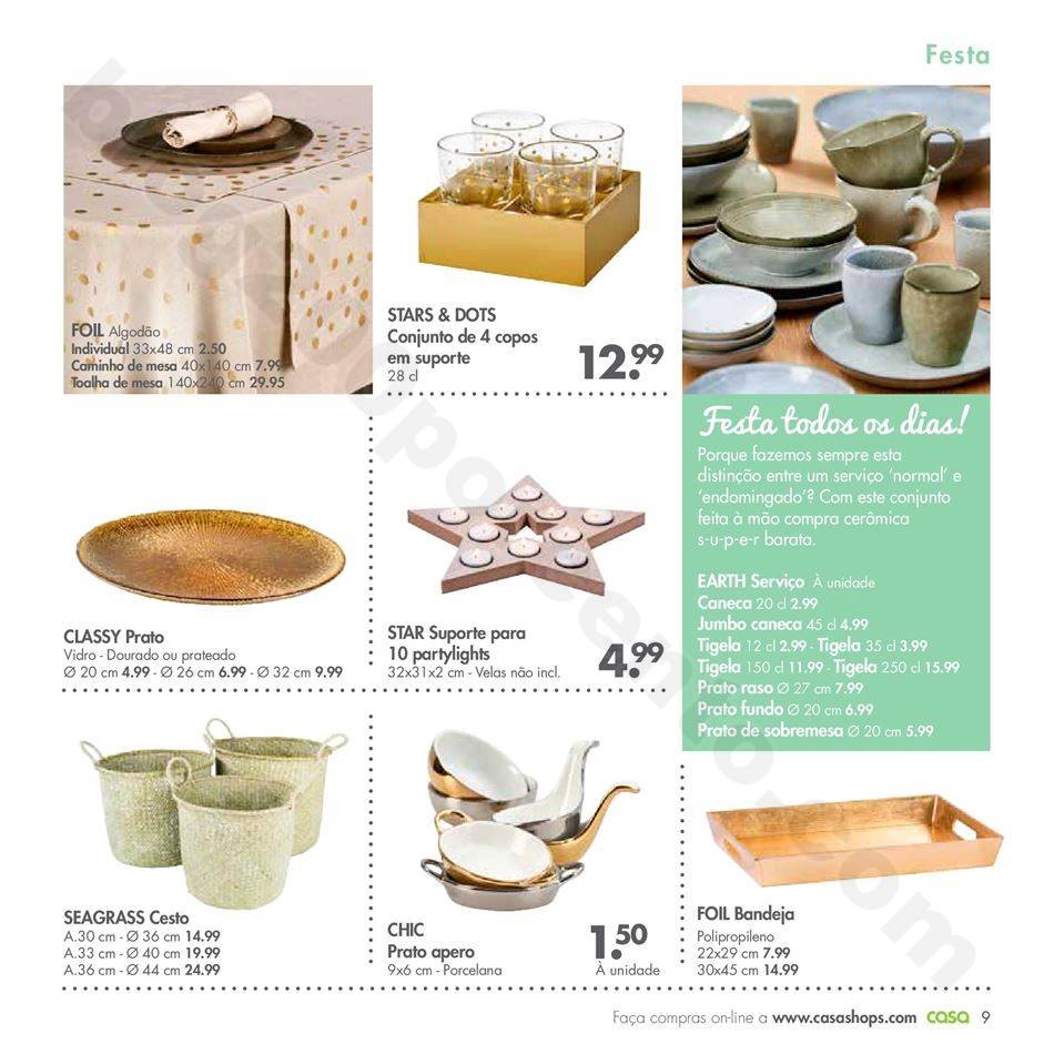 Antevisão Folheto CASA Natal promoções de 30 ou