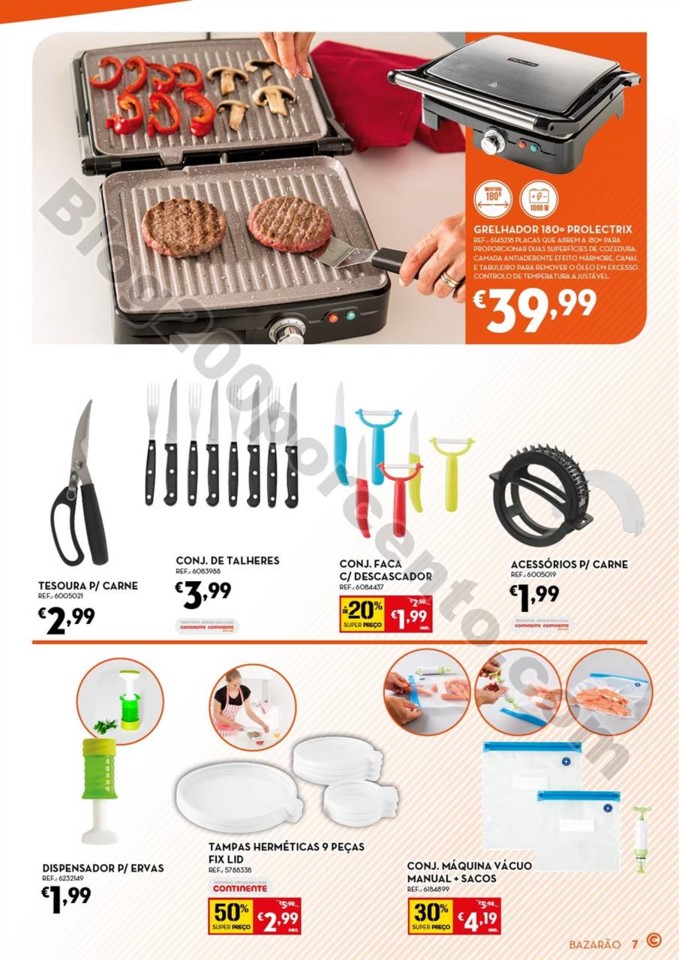 Antevisão Folheto CONTINENTE Bazarão promoções