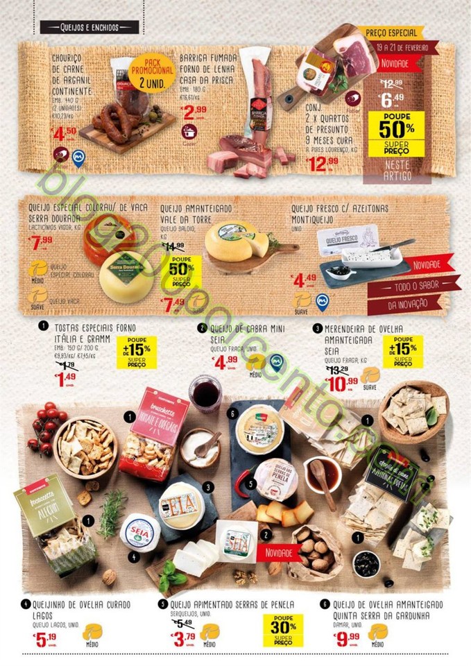 Antevisão Folheto CONTINENTE Feira queijos, enchi