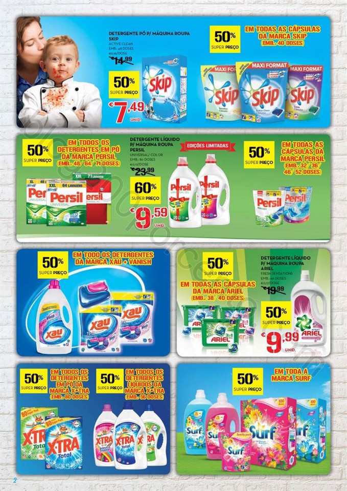 Antevisão Folheto CONTINENTE Limpeza promoções 