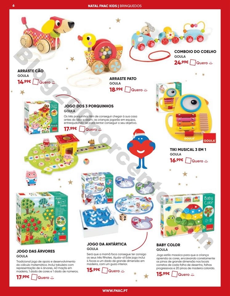 Antevisão Folheto FNAC Natal Kids Promoções de 