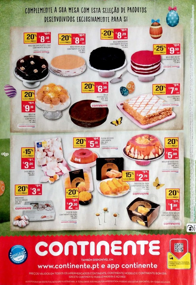 antevisao folheto continente extra Páscoa 9 a 21 