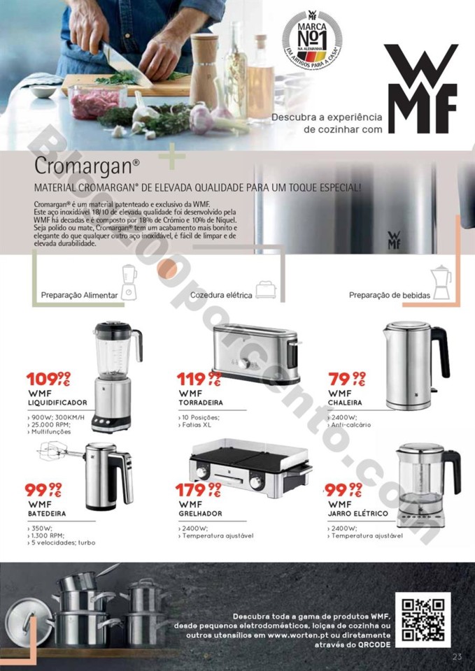 Antevisão Folheto WORTEN cozinhas promoções de 