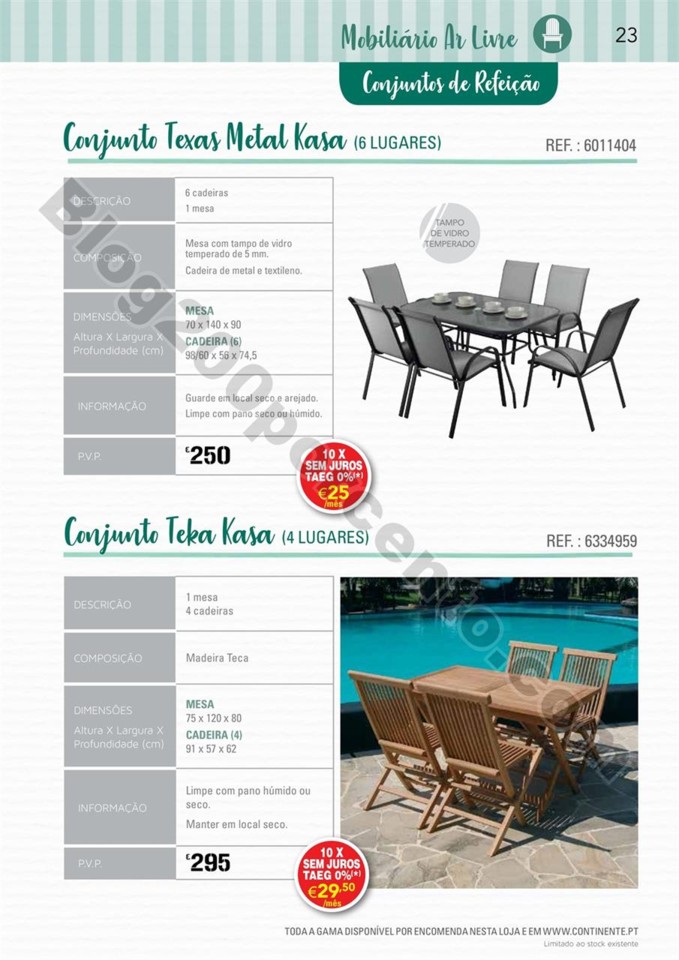 Antevisão Catálogo CONTINENTE Ar livre de 8 maio