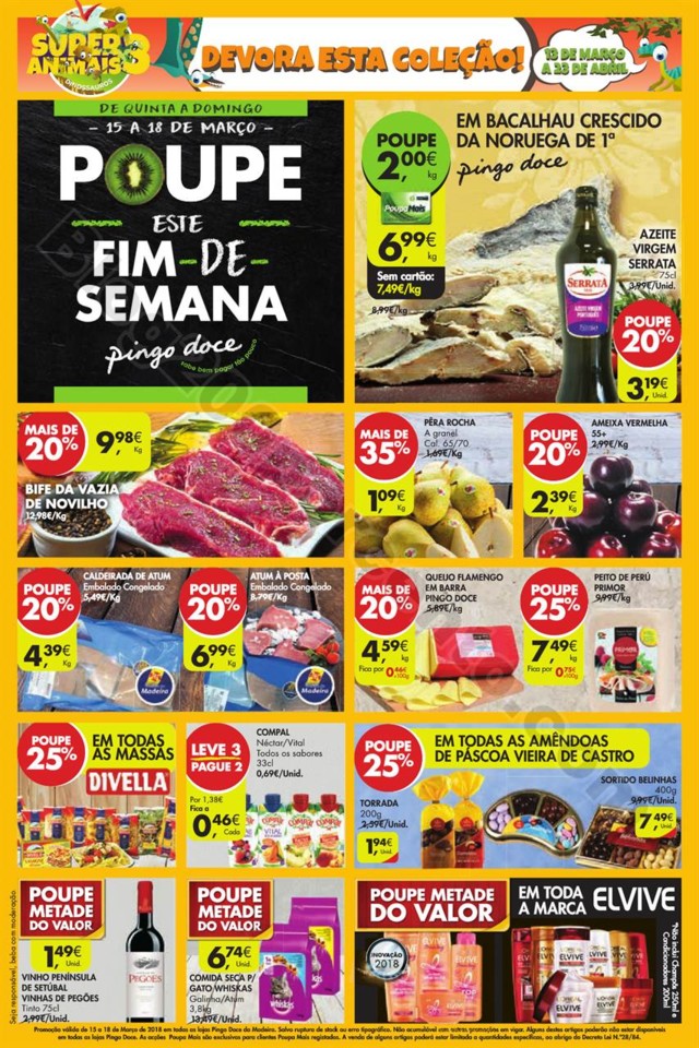 Antevisão Folheto PINGO DOCE Madeira fim de seman