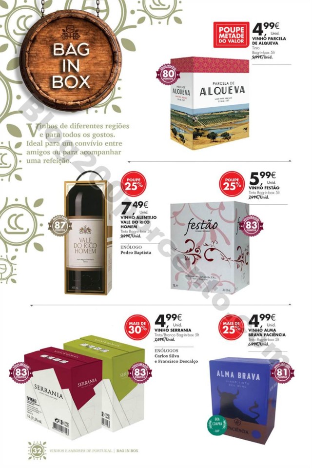 Antevisão Folheto PINGO DOCE Vinhos e Sabores Pro