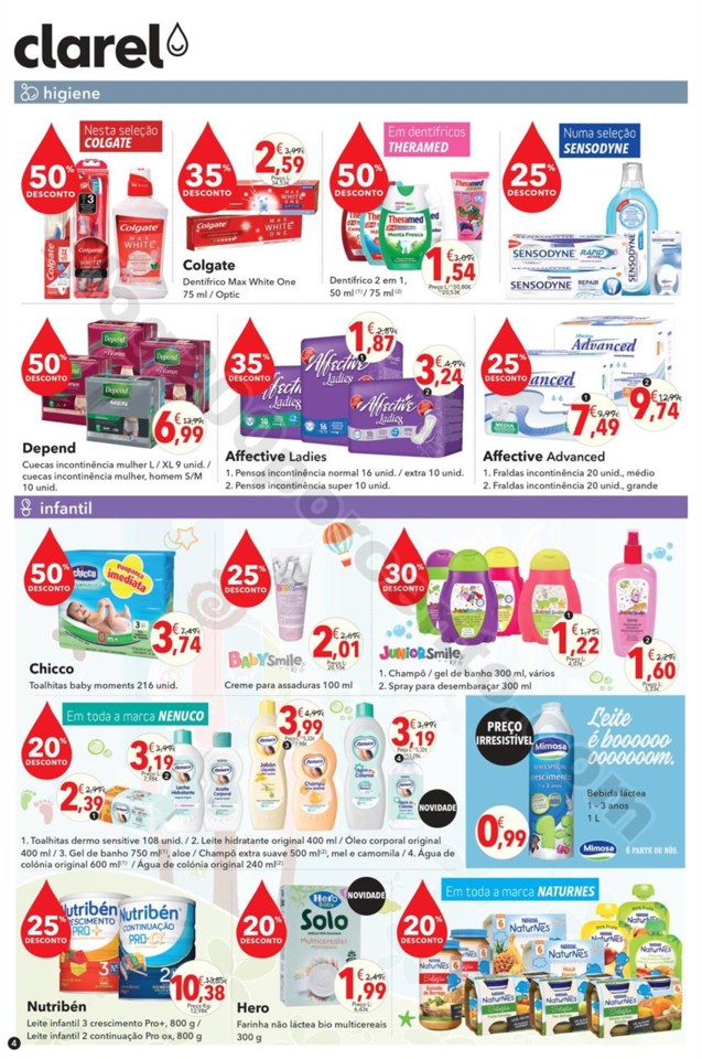 Antevisão Folheto CLAREL Promoções de 1 a 14 fe