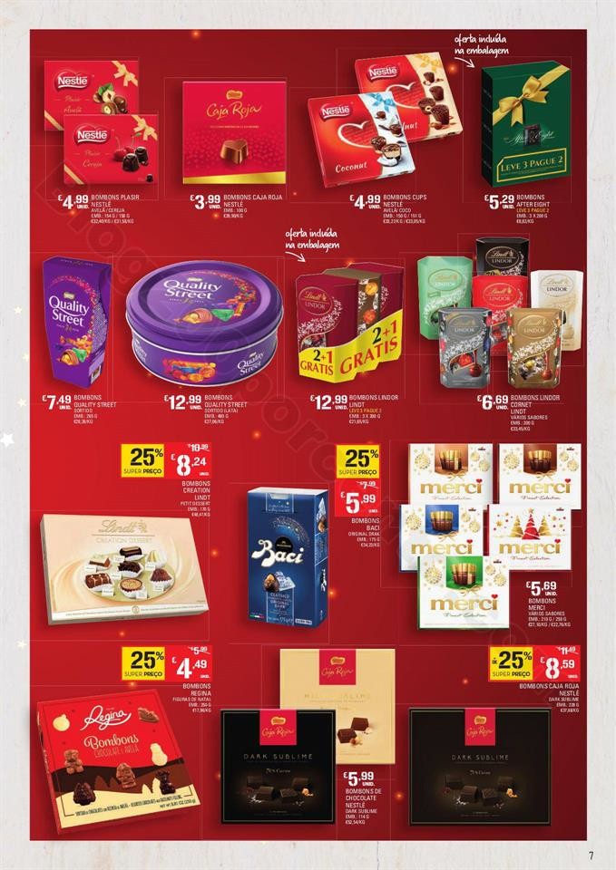 Continente Folheto Feliz Natal 19 novembro a 24 de