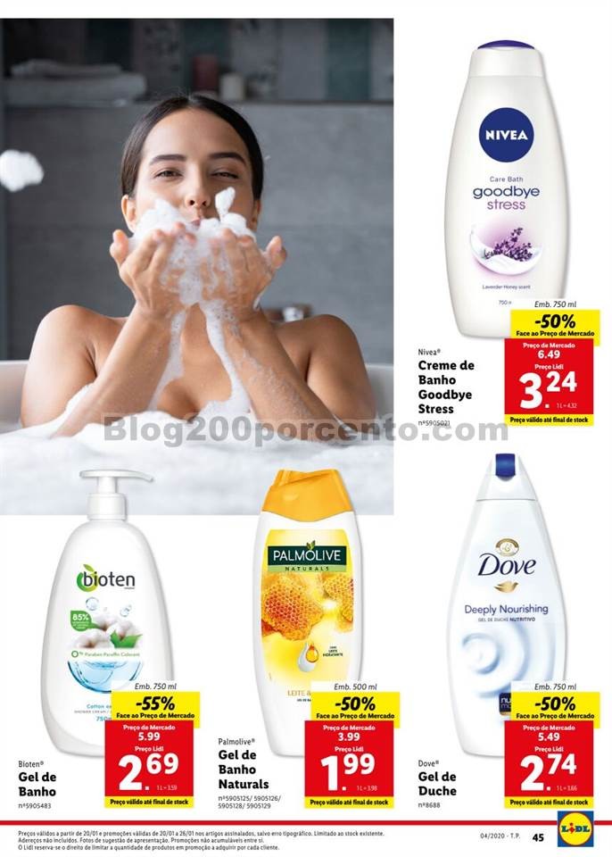 Antevisão Folheto LIDL Beleza Promoções de 20 a