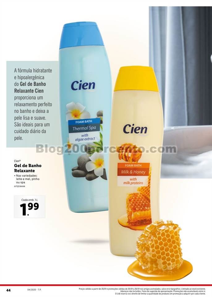 Antevisão Folheto LIDL Beleza Promoções de 20 a